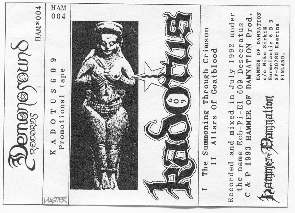 Kadotus 609 - Promotional tape 1992/93 (cover scan)